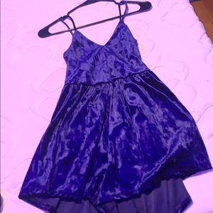 Royal blue romper!! Size medium